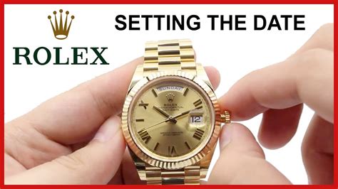 how to set a rolex|how to set rolex datejust.